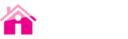 IHostMe logo, which is a pink icon of a house with black sans-serif text next to it.